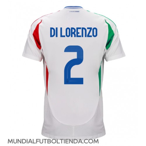 Camiseta Italia Giovanni Di Lorenzo #2 Segunda Equipación Replica Eurocopa 2024 mangas cortas